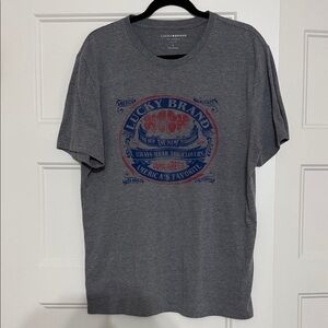 Lucky Brand Graphic Gray Men's Tee